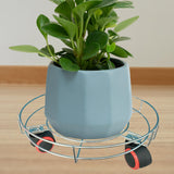 Maxbell Plant Dolly with Casters Plant Dolly for Garden Patio Planter Indoor Outdoor Silver