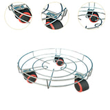 Maxbell Plant Dolly with Casters Plant Dolly for Garden Patio Planter Indoor Outdoor Silver