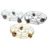 Maxbell Plant Dolly with Casters Plant Dolly for Garden Patio Planter Indoor Outdoor Silver