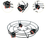 Maxbell Plant Dolly with Casters Plant Dolly for Garden Patio Planter Indoor Outdoor Black