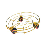 Maxbell Plant Dolly with Casters Plant Dolly for Garden Patio Planter Indoor Outdoor Gold