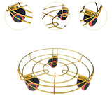 Maxbell Plant Dolly with Casters Plant Dolly for Garden Patio Planter Indoor Outdoor Gold