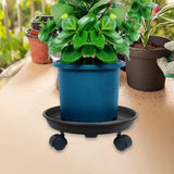 Maxbell Plant Saucer Rolling Plant Stand with Wheels Multipurpose for Indoor Outdoor 36cm