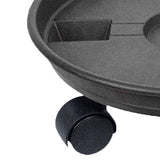Maxbell Plant Saucer Rolling Plant Stand with Wheels Multipurpose for Indoor Outdoor 40cm