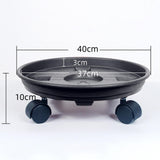 Maxbell Plant Saucer Rolling Plant Stand with Wheels Multipurpose for Indoor Outdoor 40cm