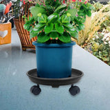 Maxbell Plant Saucer Rolling Plant Stand with Wheels Multipurpose for Indoor Outdoor 40cm