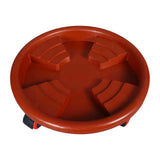 Maxbell Round Potted Rolling Plant Stand with Casters Pallet Trolley for Home Garden 51cm