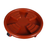 Maxbell Round Potted Rolling Plant Stand with Casters Pallet Trolley for Home Garden 51cm