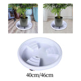 Maxbell Plant Saucer Rolling Plant Stand Base with Wheels for Patio Garden Accessory Outer Dia 40cm
