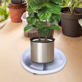 Maxbell Plant Saucer Rolling Plant Stand Base with Wheels for Patio Garden Accessory Outer Dia 40cm