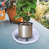 Maxbell Plant Saucer Rolling Plant Stand Base with Wheels for Patio Garden Accessory Outer Dia 40cm