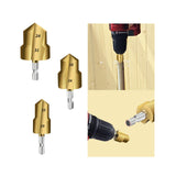 Maxbell Countersunk Drill Bit for Ppr Pipe Repair Sturdy Multifunctional Alloy Steel 24 31