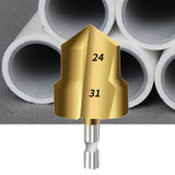Maxbell Countersunk Drill Bit for Ppr Pipe Repair Sturdy Multifunctional Alloy Steel 24 31
