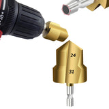 Maxbell Countersunk Drill Bit for Ppr Pipe Repair Sturdy Multifunctional Alloy Steel 24 31