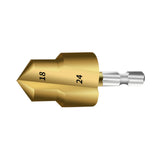 Maxbell Countersunk Drill Bit for Ppr Pipe Repair Sturdy Multifunctional Alloy Steel 18 24