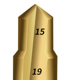 Maxbell Countersunk Drill Bit for Ppr Pipe Repair Sturdy Multifunctional Alloy Steel 15 19