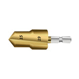 Maxbell Countersunk Drill Bit for Ppr Pipe Repair Sturdy Multifunctional Alloy Steel 15 19