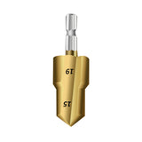 Maxbell Countersunk Drill Bit for Ppr Pipe Repair Sturdy Multifunctional Alloy Steel 15 19
