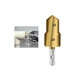 Maxbell Countersunk Drill Bit for Ppr Pipe Repair Sturdy Multifunctional Alloy Steel 15 19