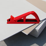 Maxbell Sculpture Craft Ceramic Clay Tool Professional Versatile Manual Edge Trimmer Red