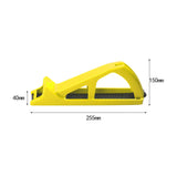 Maxbell Sculpture Craft Ceramic Clay Tool Professional Versatile Manual Edge Trimmer Yellow
