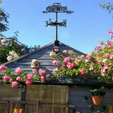 Maxbell Black Pickup Truck Weathervane Gift Truck Ornament for Fence Roof Mount Lawn