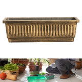 Maxbell Thickened Flower Pot Vegetable Planting Box Portable for Yard Home Farmhouse