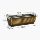 Maxbell Thickened Flower Pot Vegetable Planting Box Portable for Yard Home Farmhouse