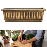 Maxbell Thickened Flower Pot Vegetable Planting Box Portable for Yard Home Farmhouse