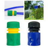 Maxbell 1/2inch Garden Hose Quick Connector Sturdy for Gardening Lawn Plant Watering Green and Yellow