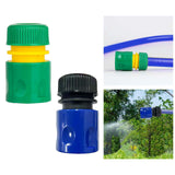 Maxbell 1/2inch Garden Hose Quick Connector Sturdy for Gardening Lawn Plant Watering Green and Yellow