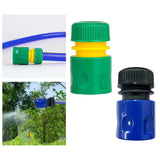 Maxbell 1/2inch Garden Hose Quick Connector Sturdy for Gardening Lawn Plant Watering Green and Yellow