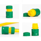 Maxbell 1/2inch Garden Hose Quick Connector Sturdy for Gardening Lawn Plant Watering Green and Yellow