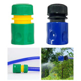 Maxbell 1/2inch Garden Hose Quick Connector Sturdy for Gardening Lawn Plant Watering Green and Yellow