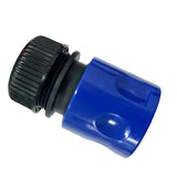Maxbell 1/2inch Garden Hose Quick Connector Sturdy for Gardening Lawn Plant Watering Blue and Black