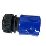 Maxbell 1/2inch Garden Hose Quick Connector Sturdy for Gardening Lawn Plant Watering Blue and Black