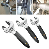Maxbell Adjustable Ratcheting Wrench Compact Heavy Duty Spanner for Gaps Bolts Tubes 12 Inch