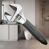 Maxbell Adjustable Ratcheting Wrench Compact Heavy Duty Spanner for Gaps Bolts Tubes 12 Inch