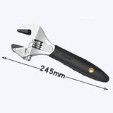 Maxbell Adjustable Ratcheting Wrench Compact Heavy Duty Spanner for Gaps Bolts Tubes 10 Inch