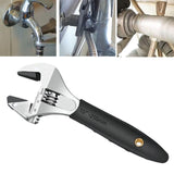 Maxbell Adjustable Ratcheting Wrench Compact Heavy Duty Spanner for Gaps Bolts Tubes 10 Inch