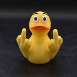 Maxbell Yellow Duck Figurine Desktop Decoration Garden Statue for Yard Balcony Table