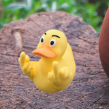 Maxbell Yellow Duck Figurine Desktop Decoration Garden Statue for Yard Balcony Table