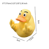 Maxbell Yellow Duck Figurine Desktop Decoration Garden Statue for Yard Balcony Table