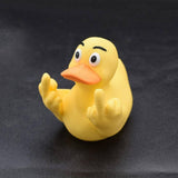 Maxbell Yellow Duck Figurine Desktop Decoration Garden Statue for Yard Balcony Table