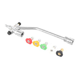 Maxbell Dual-connector Accessory 1/4inch Quick Connect for Lawn Maintenance Car Wash with 5 Color Nozzle