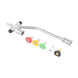 Maxbell Dual-connector Accessory 1/4inch Quick Connect for Lawn Maintenance Car Wash with 5 Color Nozzle