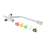 Maxbell Dual-connector Accessory 1/4inch Quick Connect for Lawn Maintenance Car Wash with 5 Color Nozzle