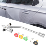 Maxbell Dual-connector Accessory 1/4inch Quick Connect for Lawn Maintenance Car Wash with 5 Color Nozzle