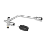 Maxbell Dual-connector Accessory 1/4inch Quick Connect for Lawn Maintenance Car Wash with 3 in 1 Nozzle