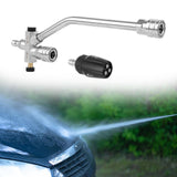 Maxbell Dual-connector Accessory 1/4inch Quick Connect for Lawn Maintenance Car Wash with 3 in 1 Nozzle